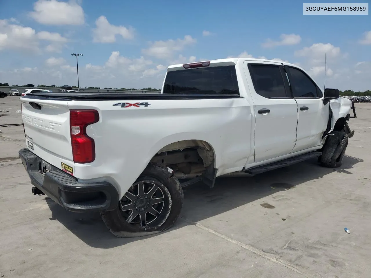 2021 Chevrolet Silverado K1500 VIN: 3GCUYAEF6MG158969 Lot: 69827154