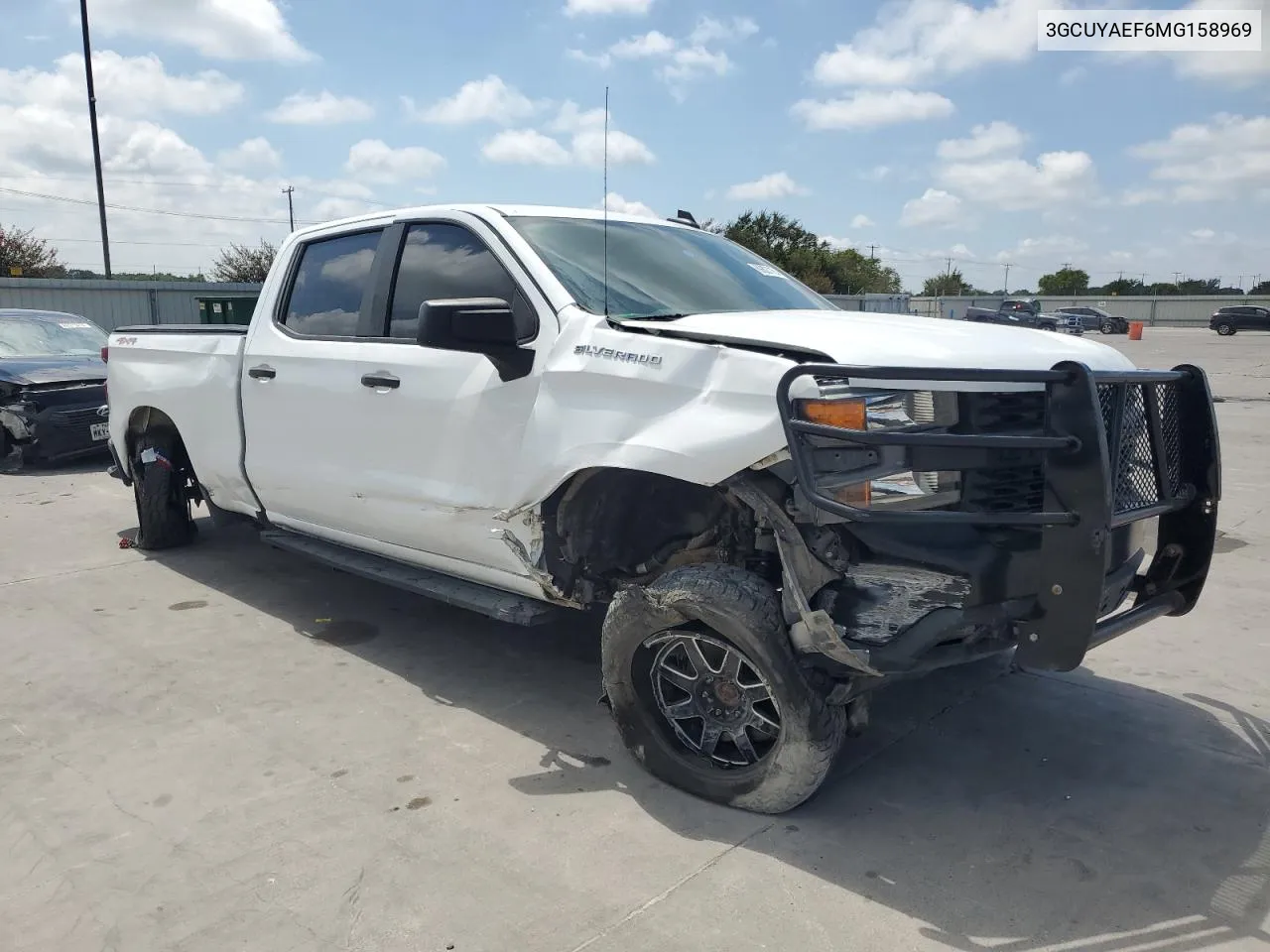 2021 Chevrolet Silverado K1500 VIN: 3GCUYAEF6MG158969 Lot: 69827154