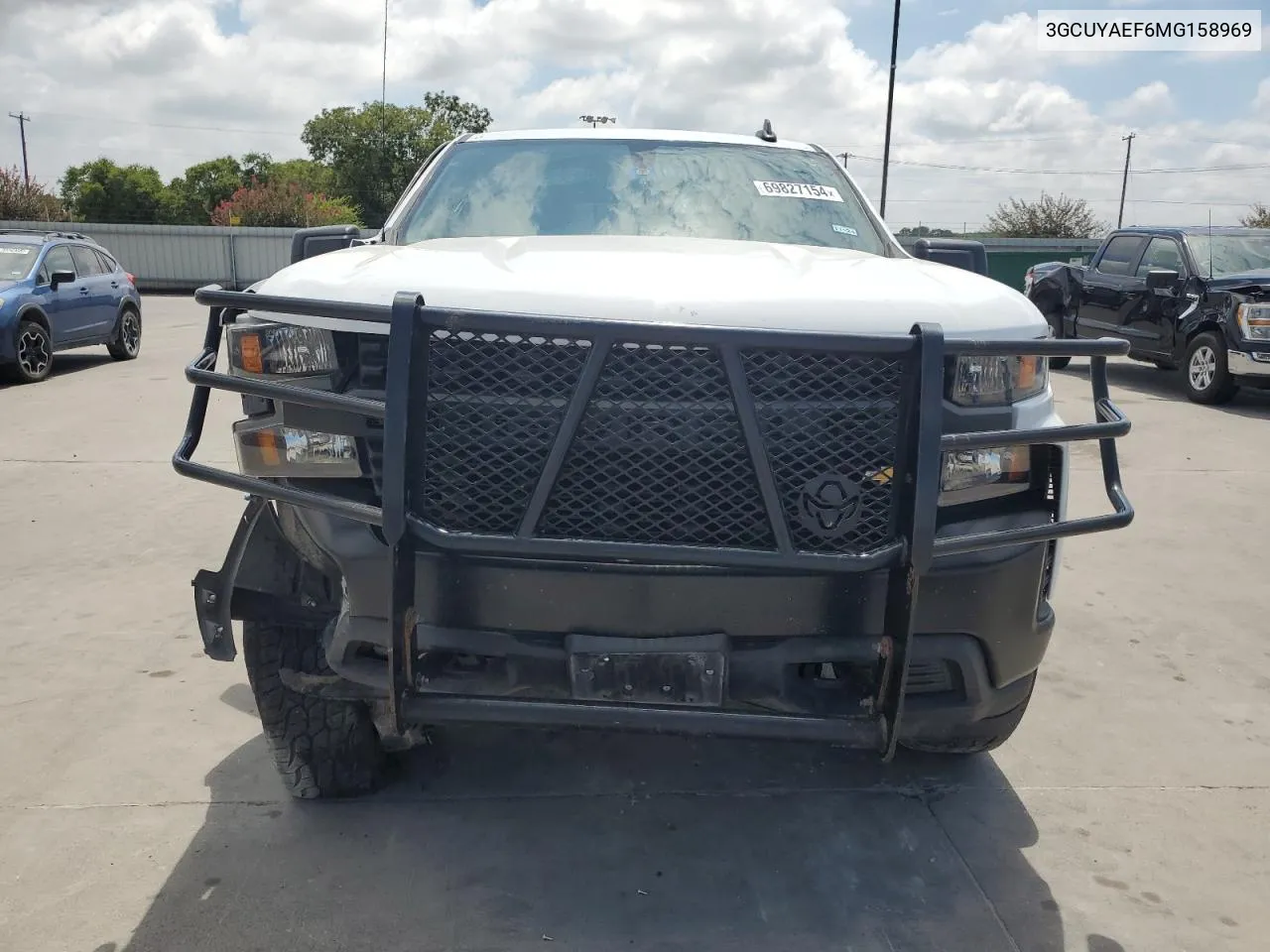 2021 Chevrolet Silverado K1500 VIN: 3GCUYAEF6MG158969 Lot: 69827154