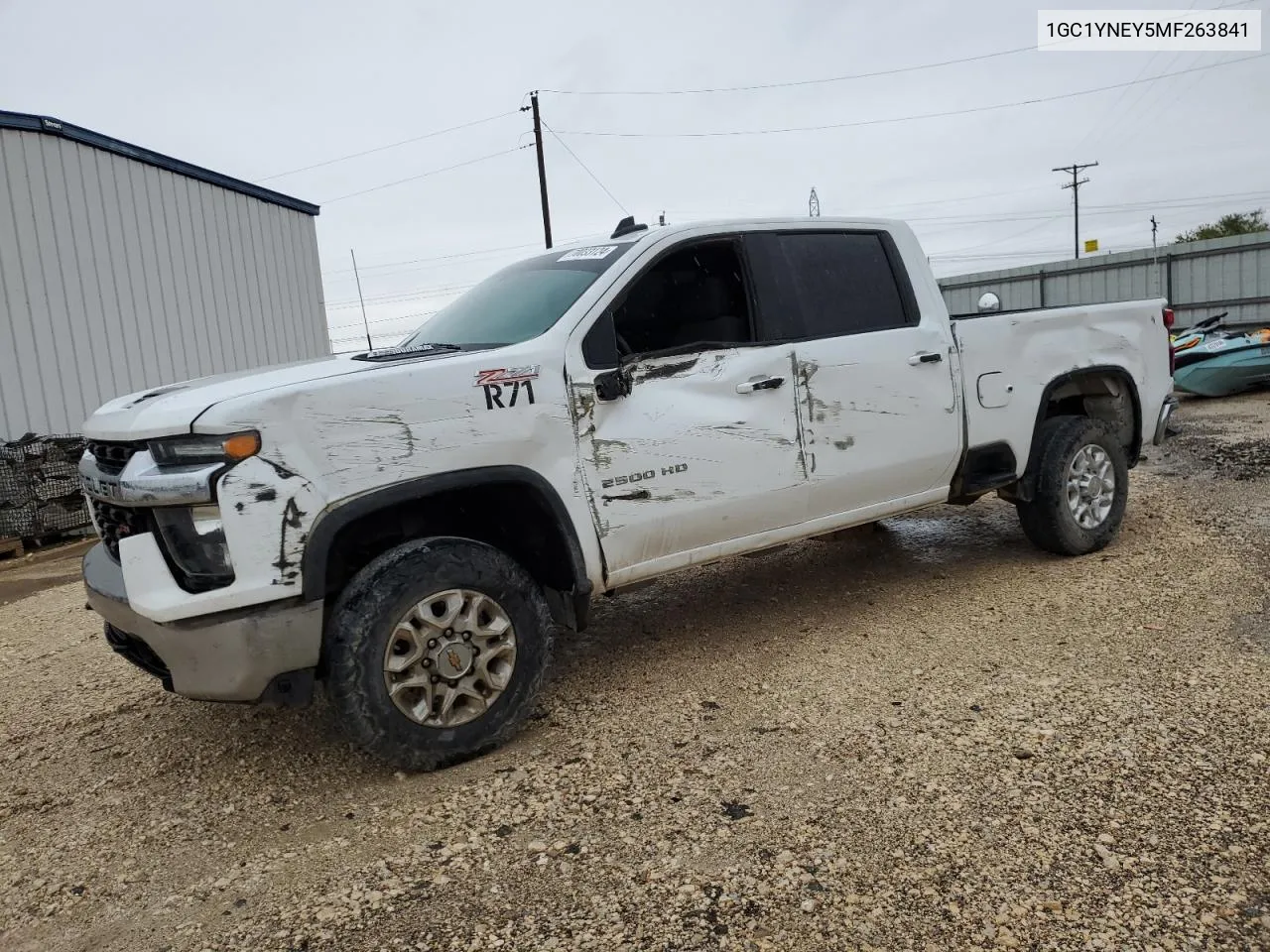 2021 Chevrolet Silverado K2500 Heavy Duty Lt VIN: 1GC1YNEY5MF263841 Lot: 70033124