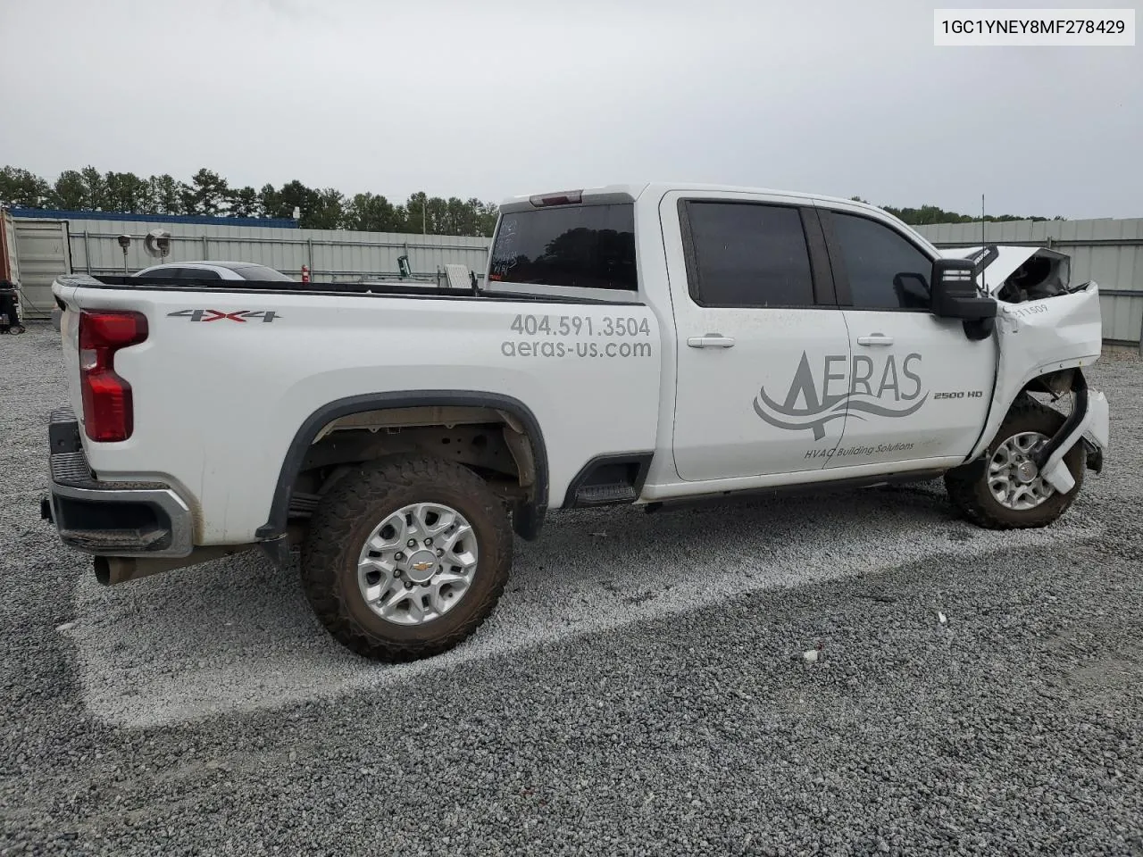 2021 Chevrolet Silverado K2500 Heavy Duty Lt VIN: 1GC1YNEY8MF278429 Lot: 70194724