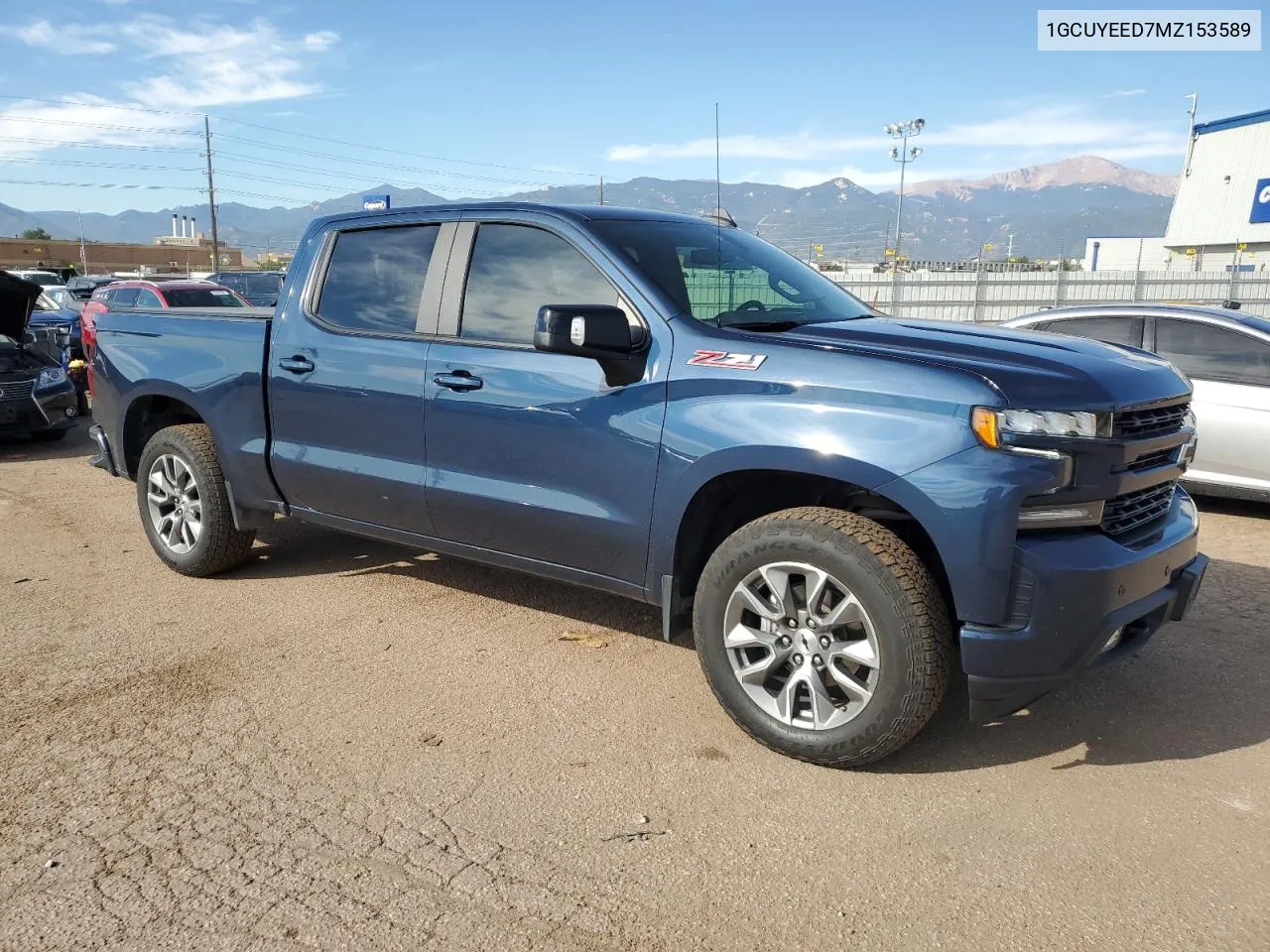 2021 Chevrolet Silverado K1500 Rst VIN: 1GCUYEED7MZ153589 Lot: 70363924