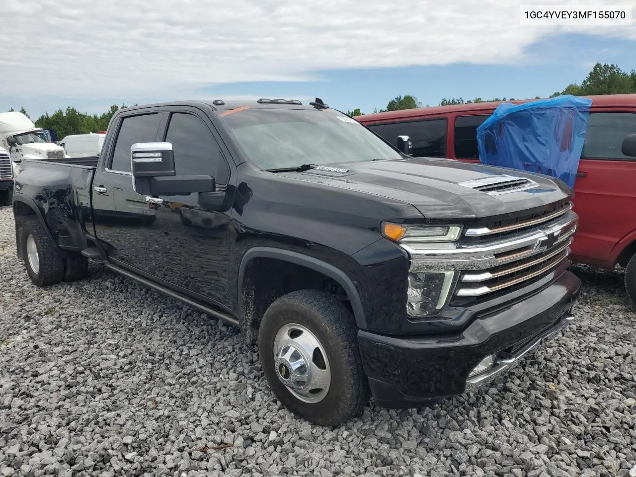 2021 Chevrolet Silverado K3500 High Country VIN: 1GC4YVEY3MF155070 Lot: 70395214