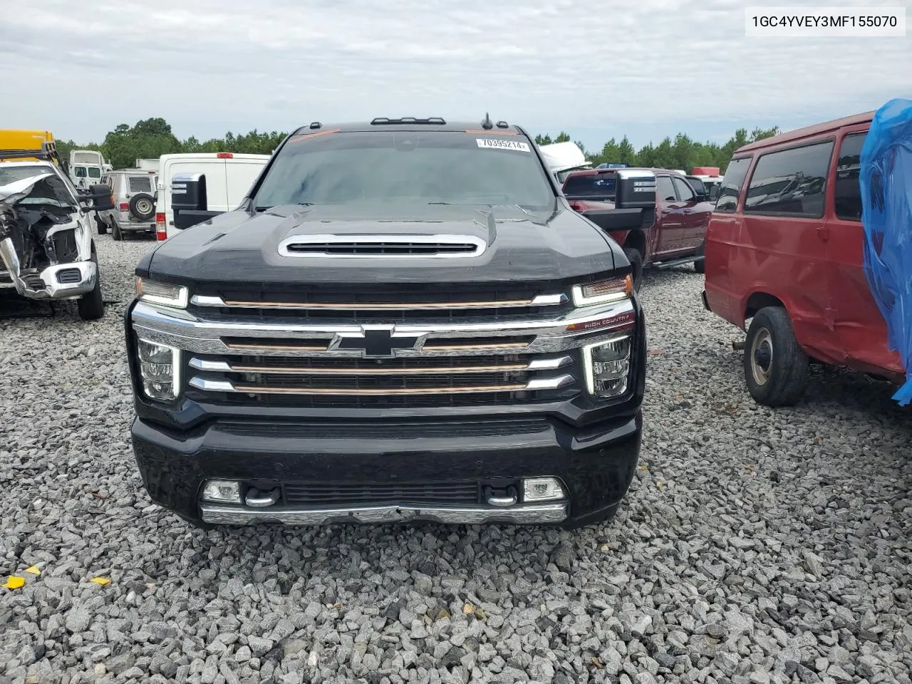 1GC4YVEY3MF155070 2021 Chevrolet Silverado K3500 High Country