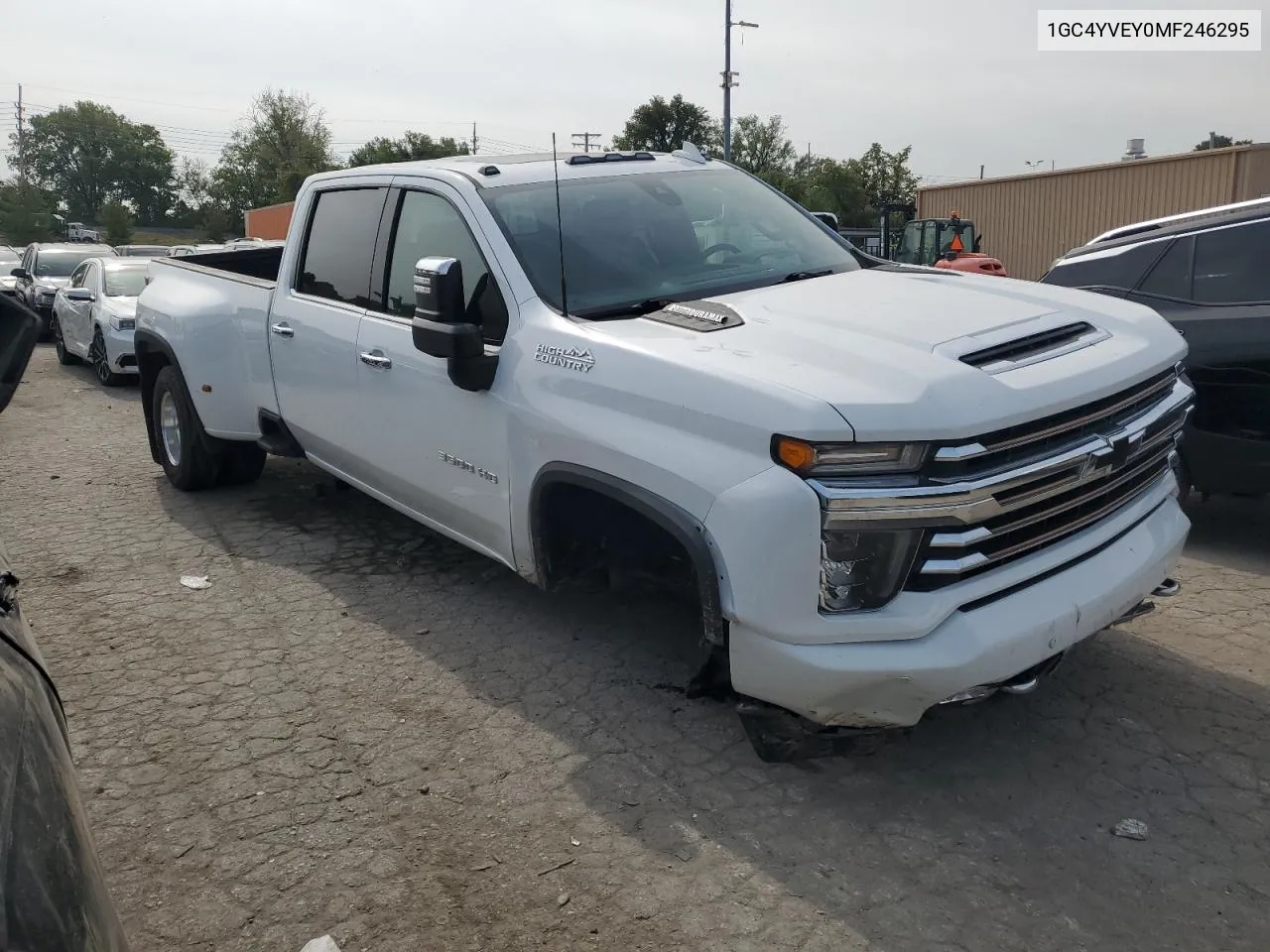 2021 Chevrolet Silverado K3500 High Country VIN: 1GC4YVEY0MF246295 Lot: 70669874