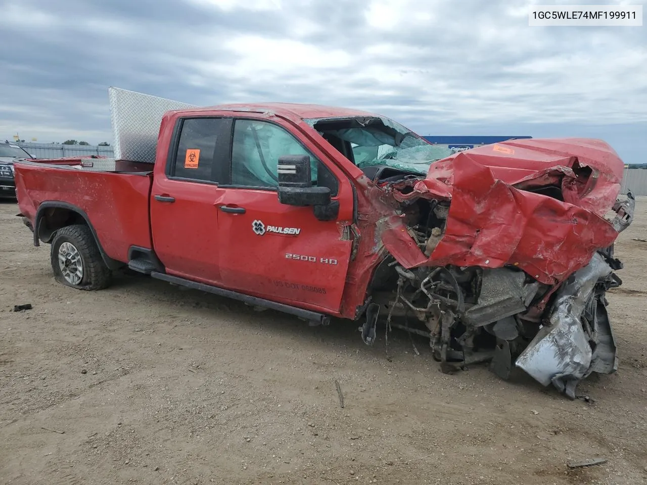 2021 Chevrolet Silverado C2500 Heavy Duty VIN: 1GC5WLE74MF199911 Lot: 70684184