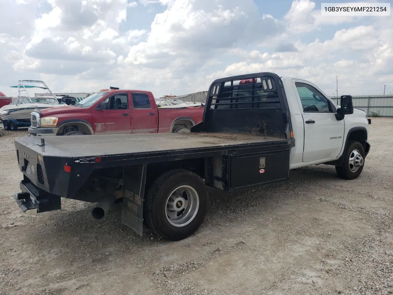 2021 Chevrolet Silverado K3500 VIN: 1GB3YSEY6MF221254 Lot: 70739444