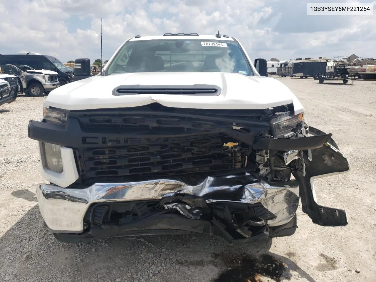 2021 Chevrolet Silverado K3500 VIN: 1GB3YSEY6MF221254 Lot: 70739444