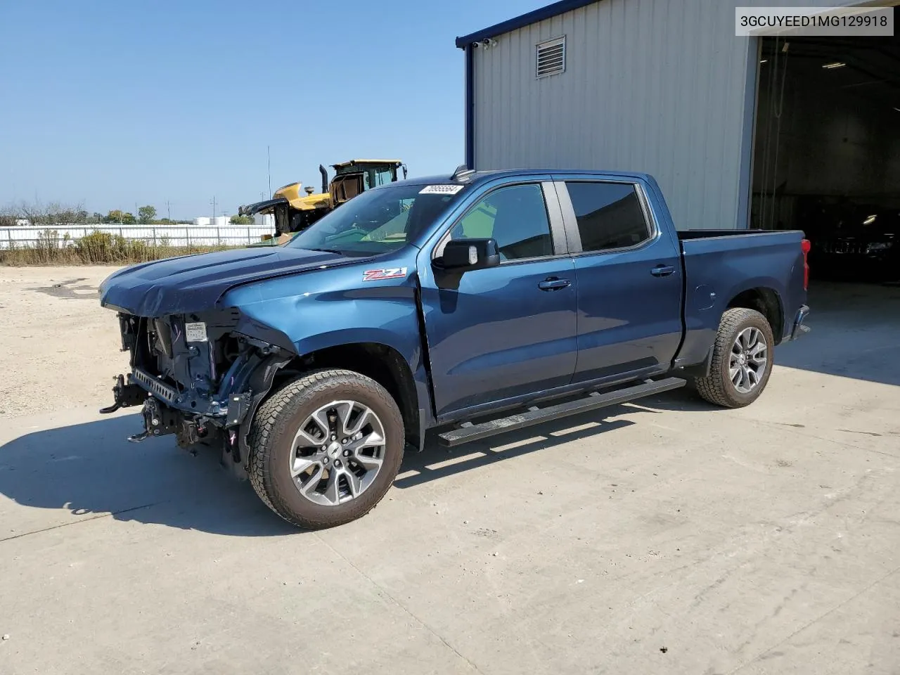 2021 Chevrolet Silverado K1500 Rst VIN: 3GCUYEED1MG129918 Lot: 70955564