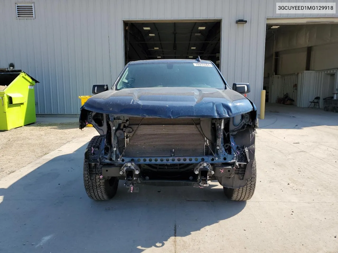 2021 Chevrolet Silverado K1500 Rst VIN: 3GCUYEED1MG129918 Lot: 70955564