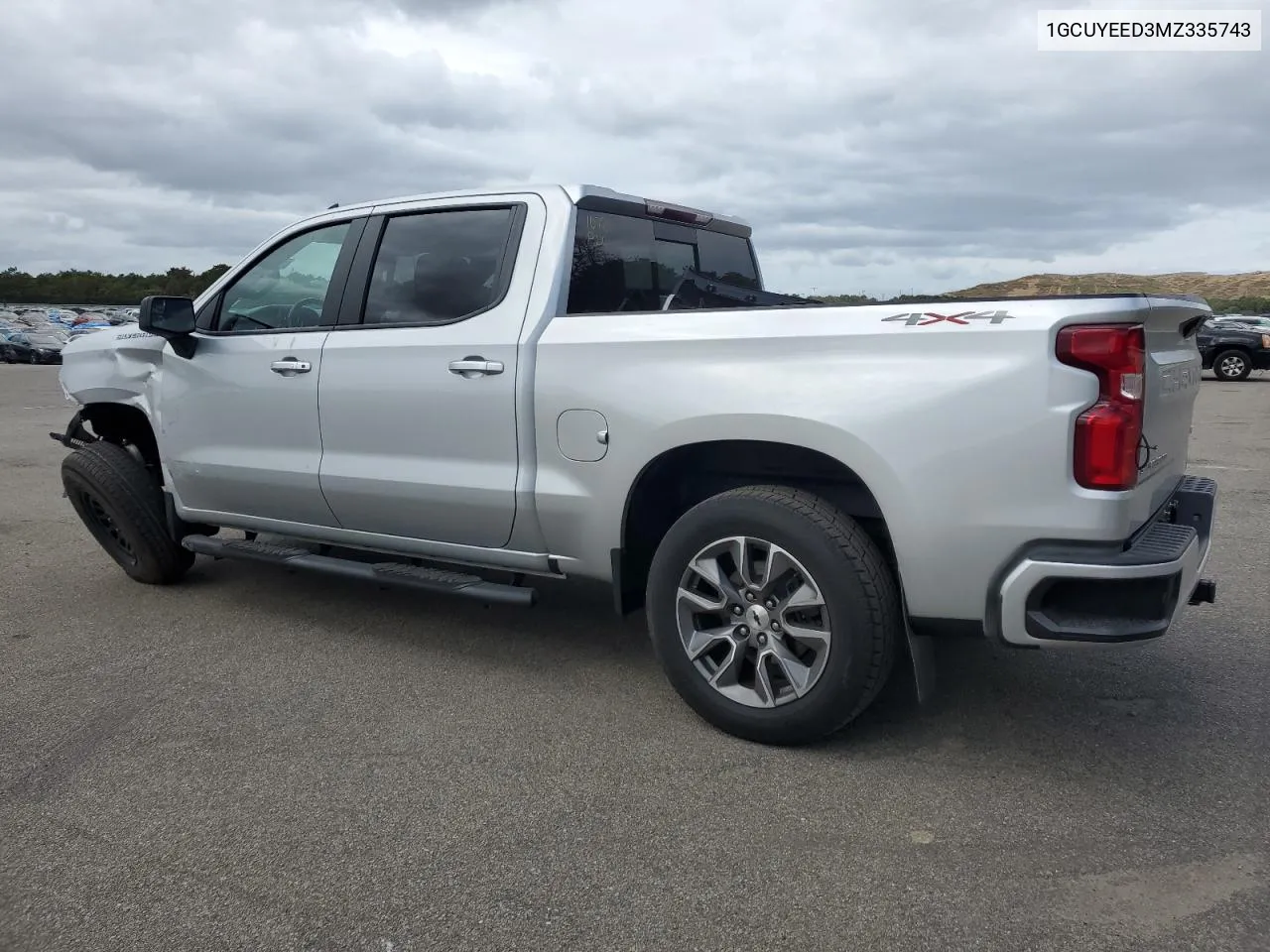 2021 Chevrolet Silverado K1500 Rst VIN: 1GCUYEED3MZ335743 Lot: 70964664