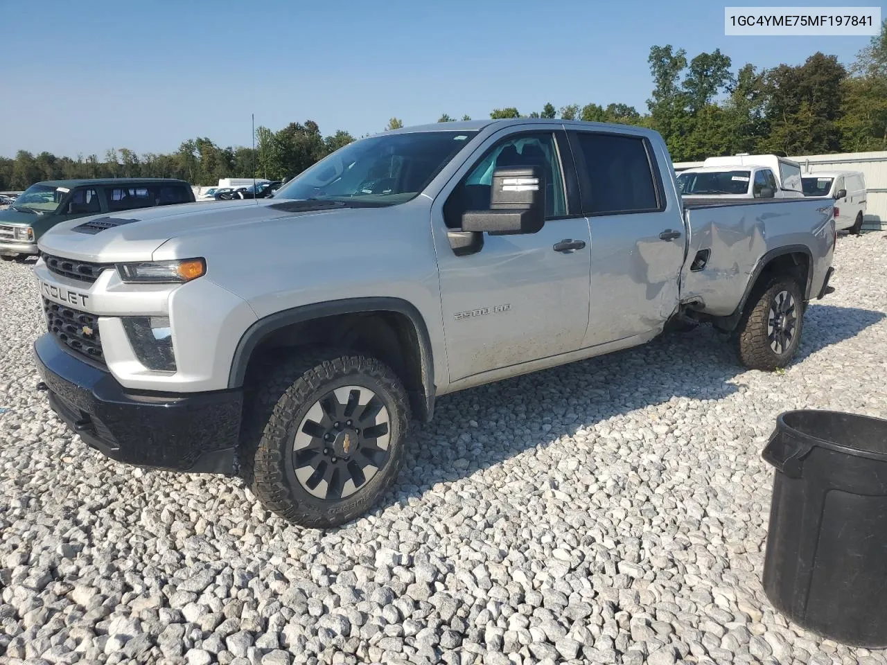 2021 Chevrolet Silverado K2500 Custom VIN: 1GC4YME75MF197841 Lot: 71011314