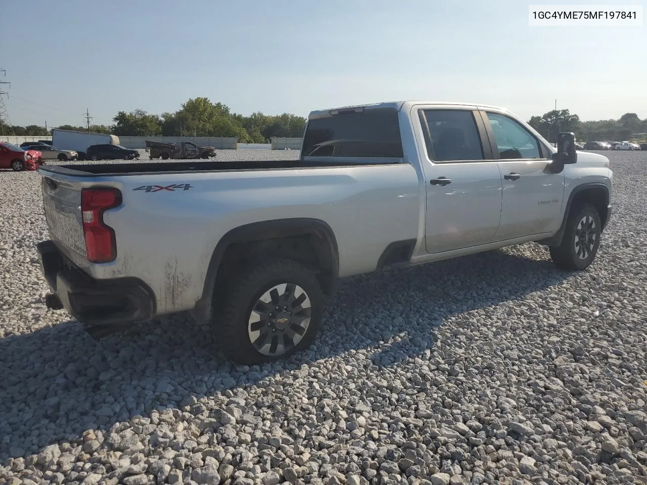 2021 Chevrolet Silverado K2500 Custom VIN: 1GC4YME75MF197841 Lot: 71011314