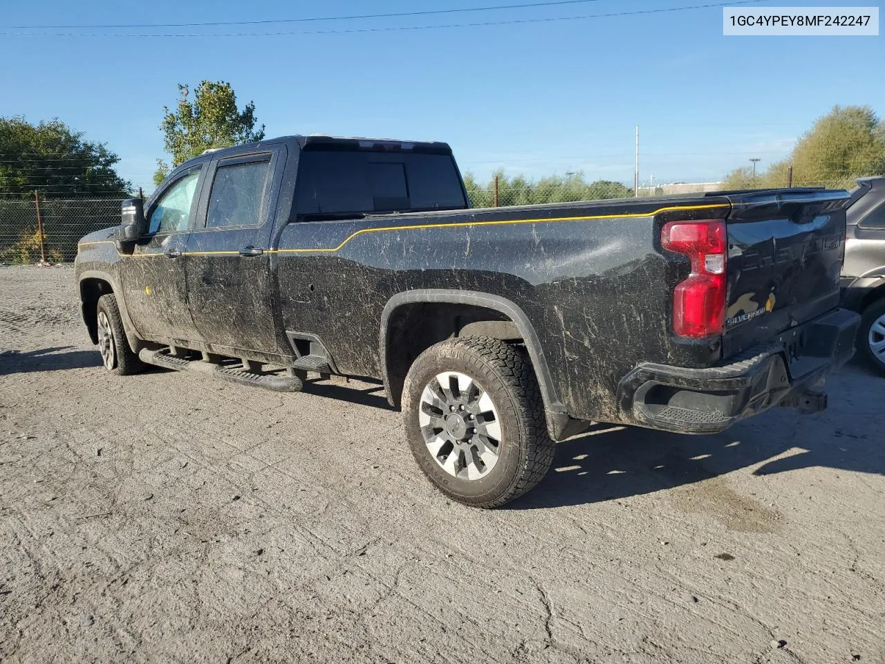 2021 Chevrolet Silverado K2500 Heavy Duty Ltz VIN: 1GC4YPEY8MF242247 Lot: 71067094