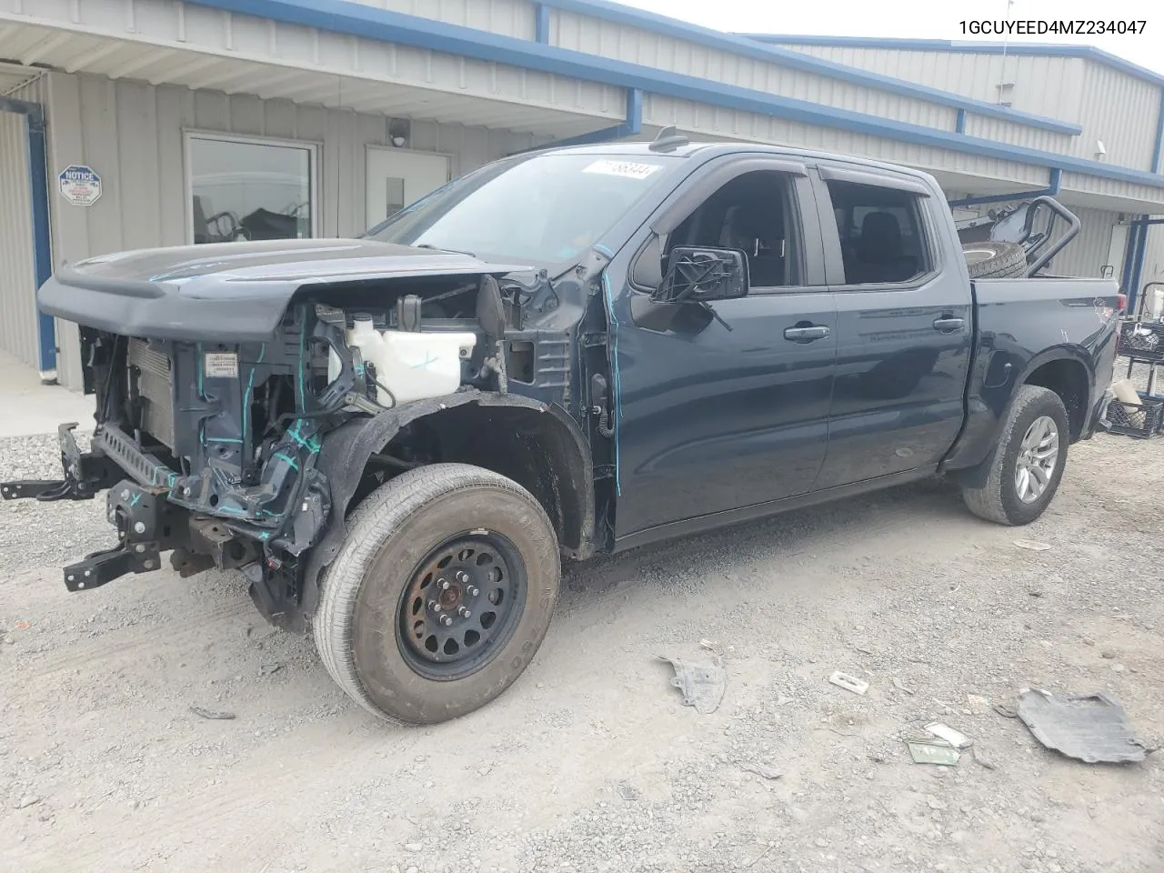 2021 Chevrolet Silverado K1500 Rst VIN: 1GCUYEED4MZ234047 Lot: 71186344