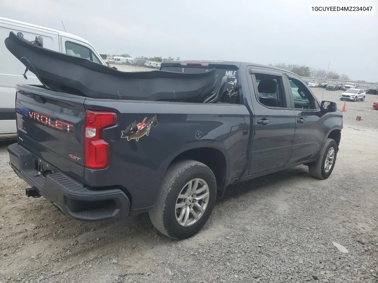 2021 Chevrolet Silverado K1500 Rst VIN: 1GCUYEED4MZ234047 Lot: 71186344