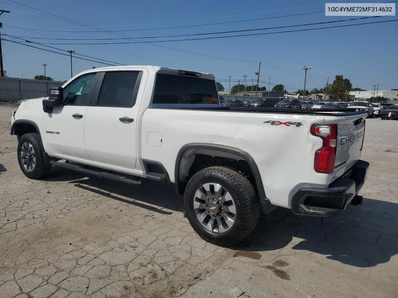 2021 Chevrolet Silverado K2500 Custom VIN: 1GC4YME72MF314632 Lot: 71214864