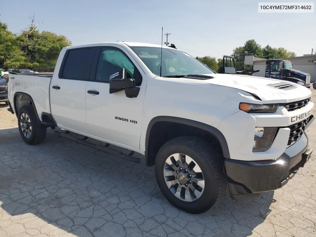 2021 Chevrolet Silverado K2500 Custom VIN: 1GC4YME72MF314632 Lot: 71214864