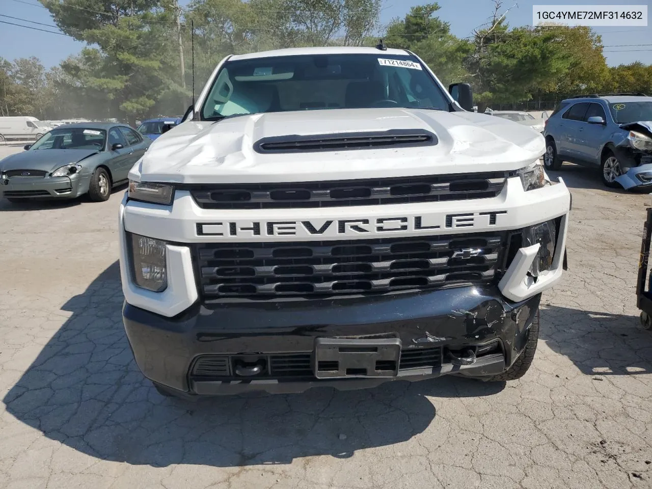 2021 Chevrolet Silverado K2500 Custom VIN: 1GC4YME72MF314632 Lot: 71214864