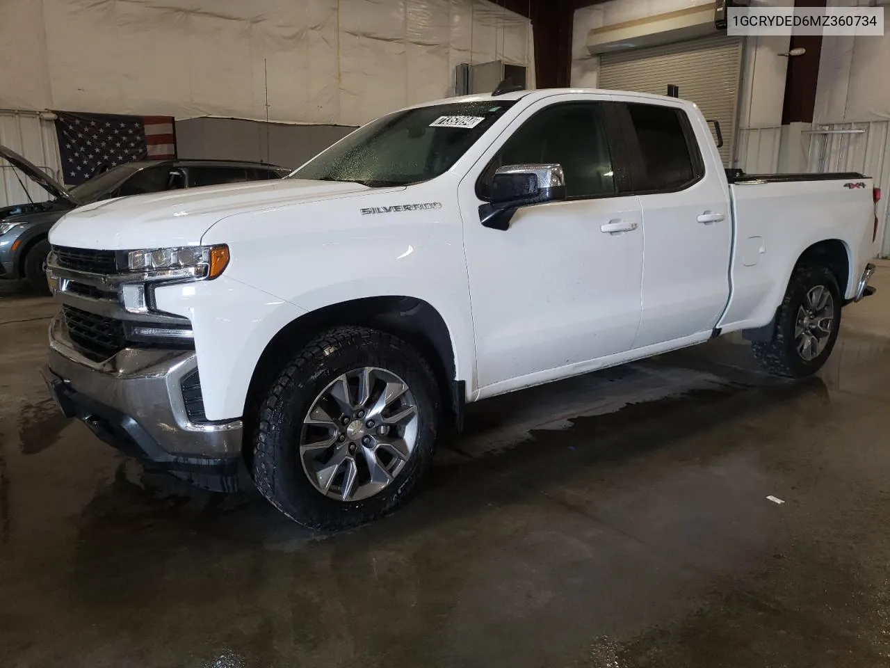 2021 Chevrolet Silverado K1500 Lt VIN: 1GCRYDED6MZ360734 Lot: 71352094