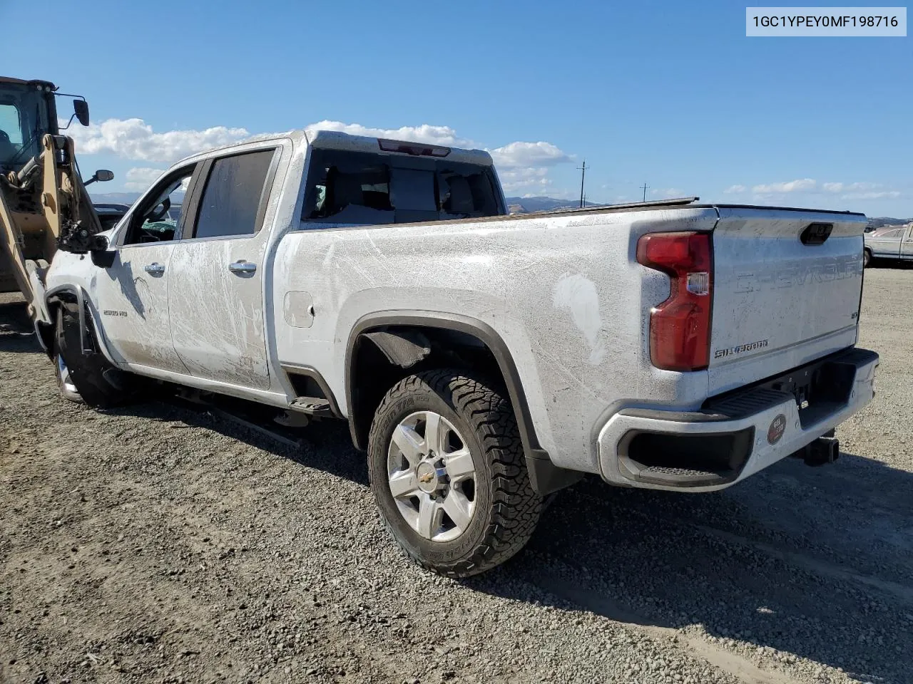 2021 Chevrolet Silverado K2500 Heavy Duty Ltz VIN: 1GC1YPEY0MF198716 Lot: 71379704