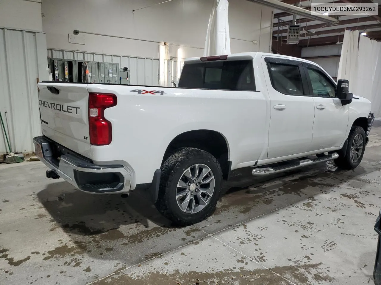 2021 Chevrolet Silverado K1500 Lt VIN: 1GCUYDED3MZ293262 Lot: 71454134