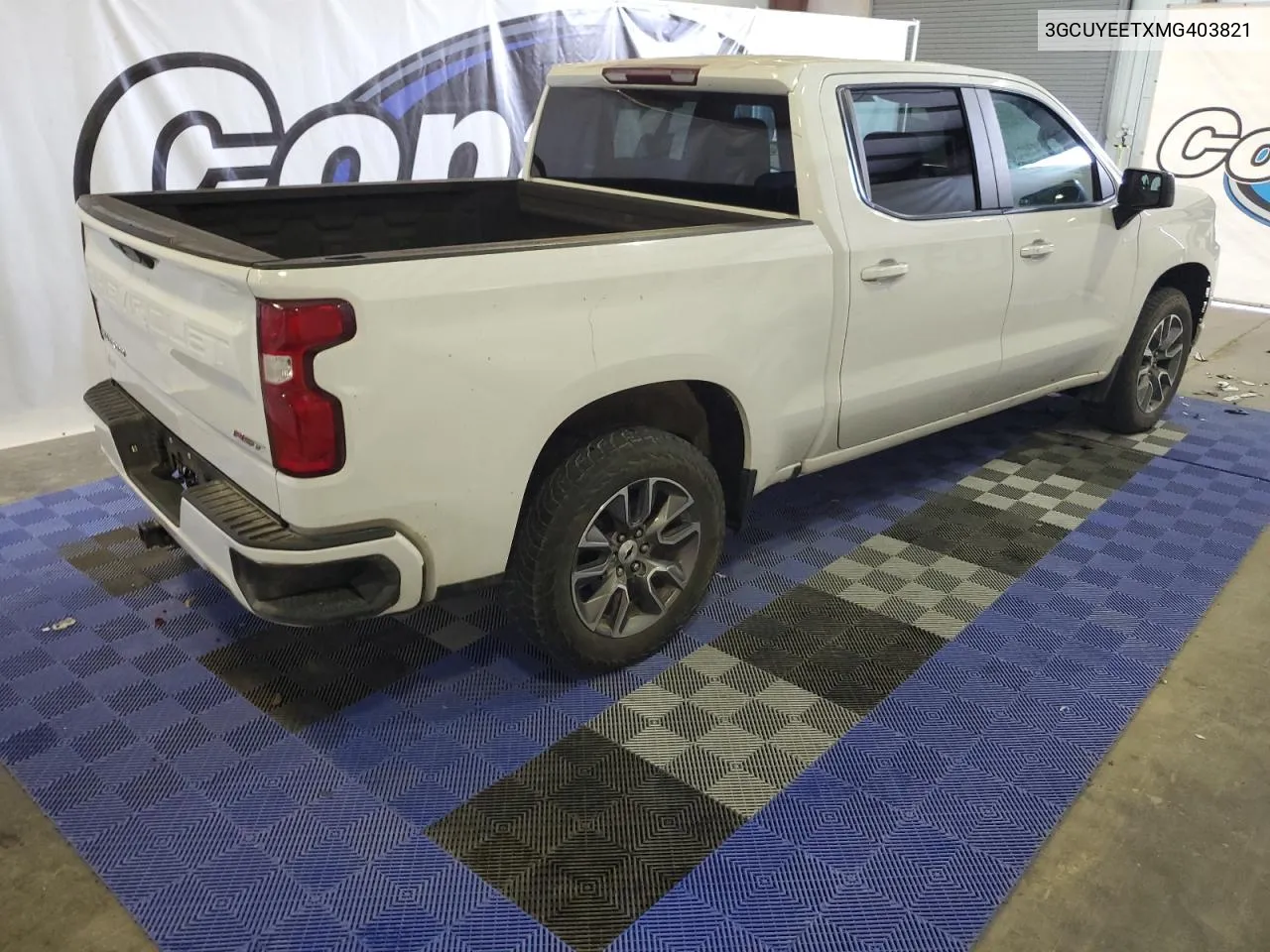 2021 Chevrolet Silverado K1500 Rst VIN: 3GCUYEETXMG403821 Lot: 71666454