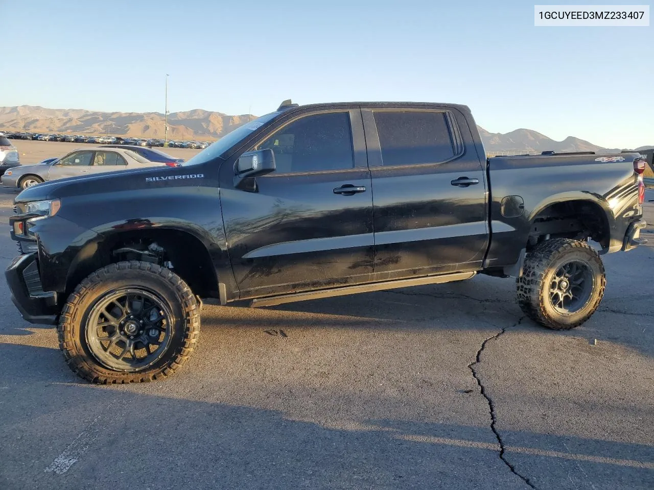 2021 Chevrolet Silverado K1500 Rst VIN: 1GCUYEED3MZ233407 Lot: 71673384