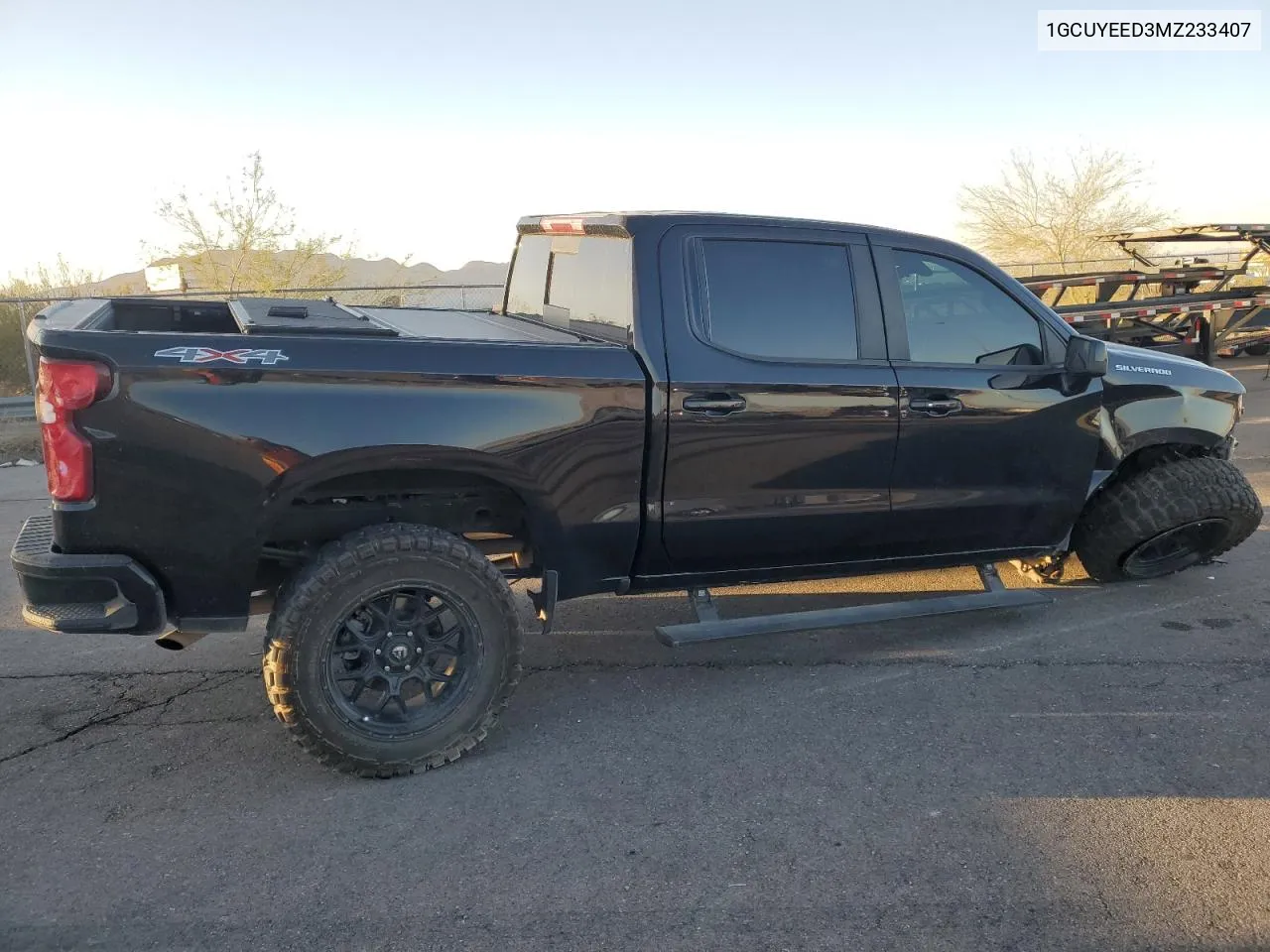 2021 Chevrolet Silverado K1500 Rst VIN: 1GCUYEED3MZ233407 Lot: 71673384