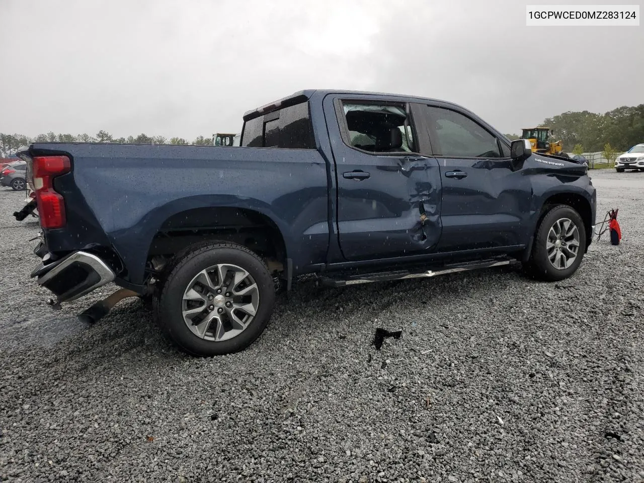 2021 Chevrolet Silverado C1500 Lt VIN: 1GCPWCED0MZ283124 Lot: 71731194