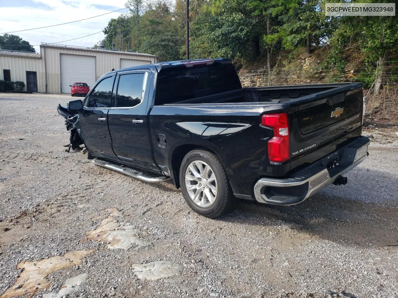 2021 Chevrolet Silverado C1500 Ltz VIN: 3GCPWEED1MG323948 Lot: 71761964