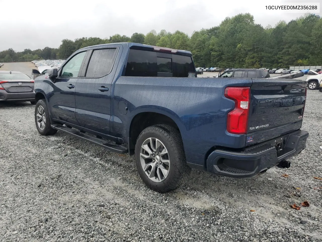 2021 Chevrolet Silverado K1500 Rst VIN: 1GCUYEED0MZ356288 Lot: 71823404