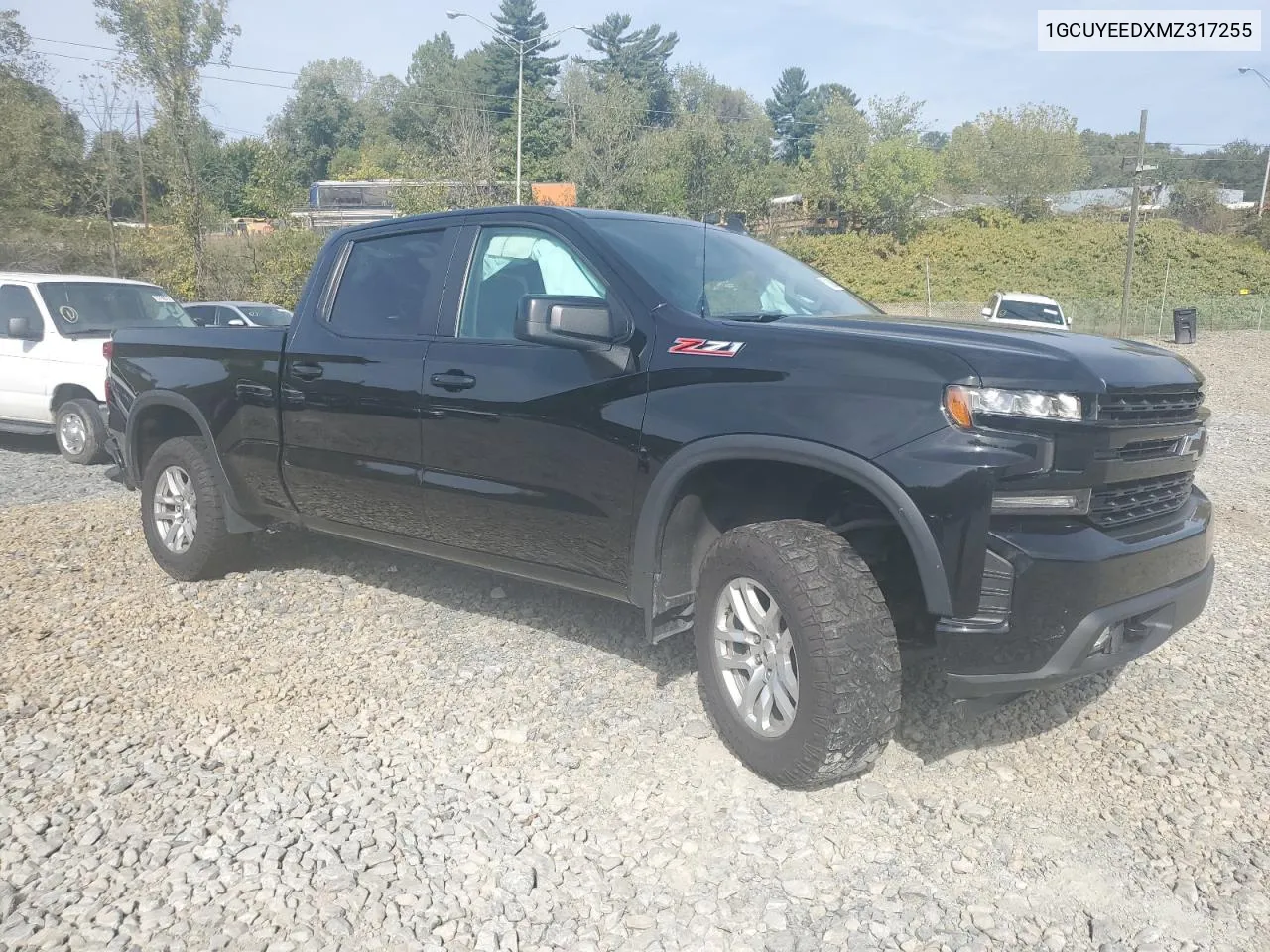 2021 Chevrolet Silverado K1500 Rst VIN: 1GCUYEEDXMZ317255 Lot: 71839034