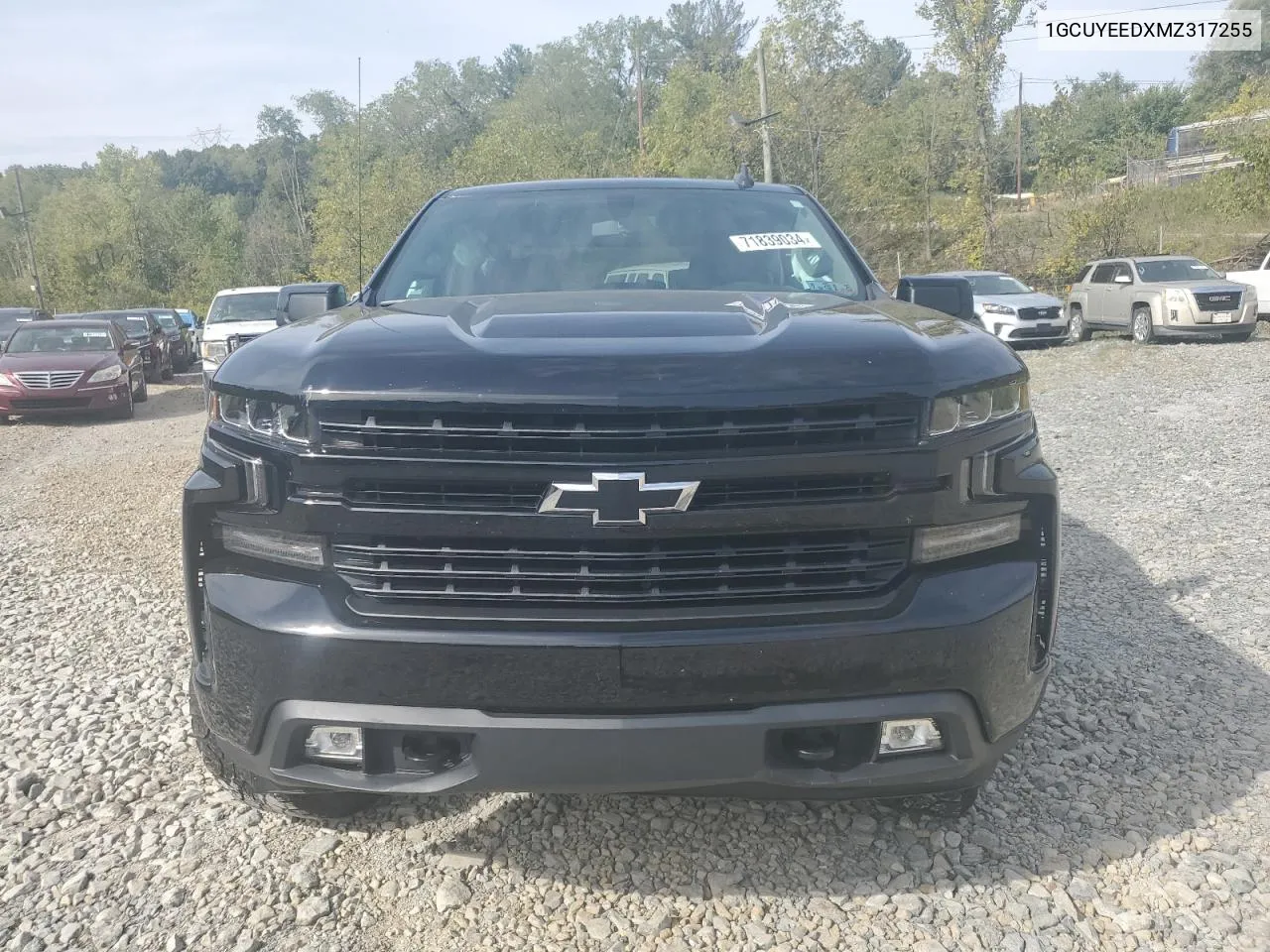 2021 Chevrolet Silverado K1500 Rst VIN: 1GCUYEEDXMZ317255 Lot: 71839034