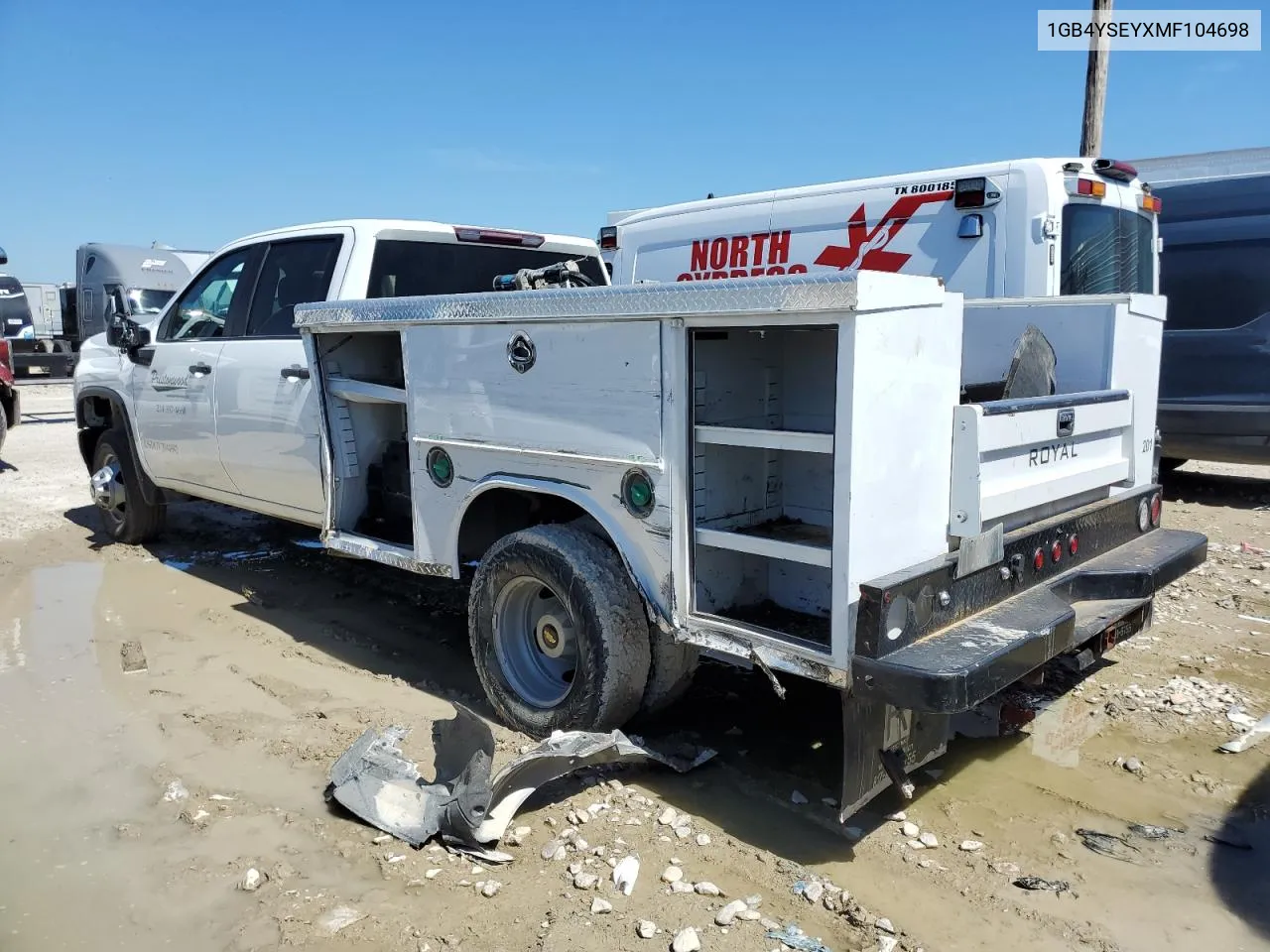 2021 Chevrolet Silverado K3500 VIN: 1GB4YSEYXMF104698 Lot: 71943064