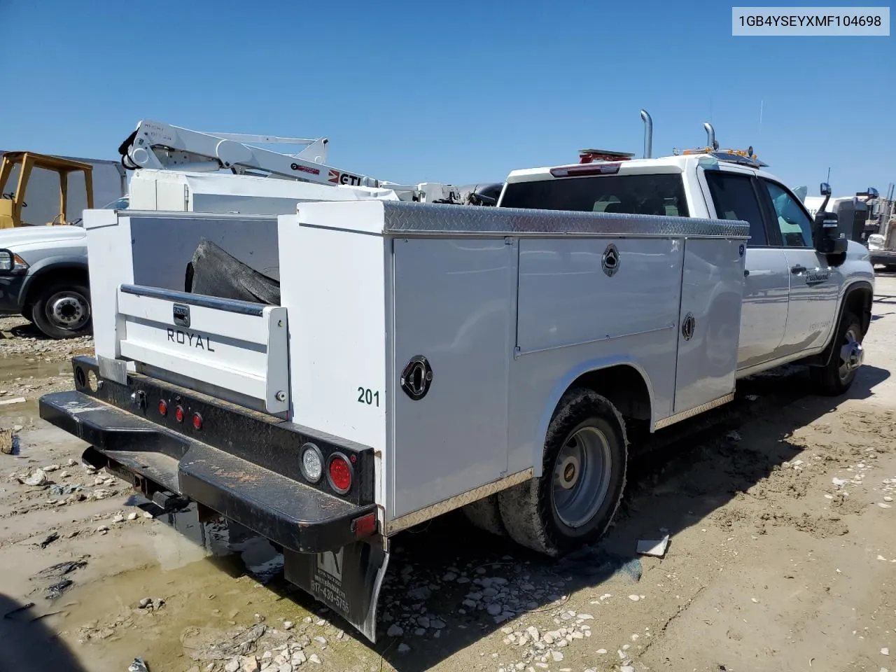 2021 Chevrolet Silverado K3500 VIN: 1GB4YSEYXMF104698 Lot: 71943064