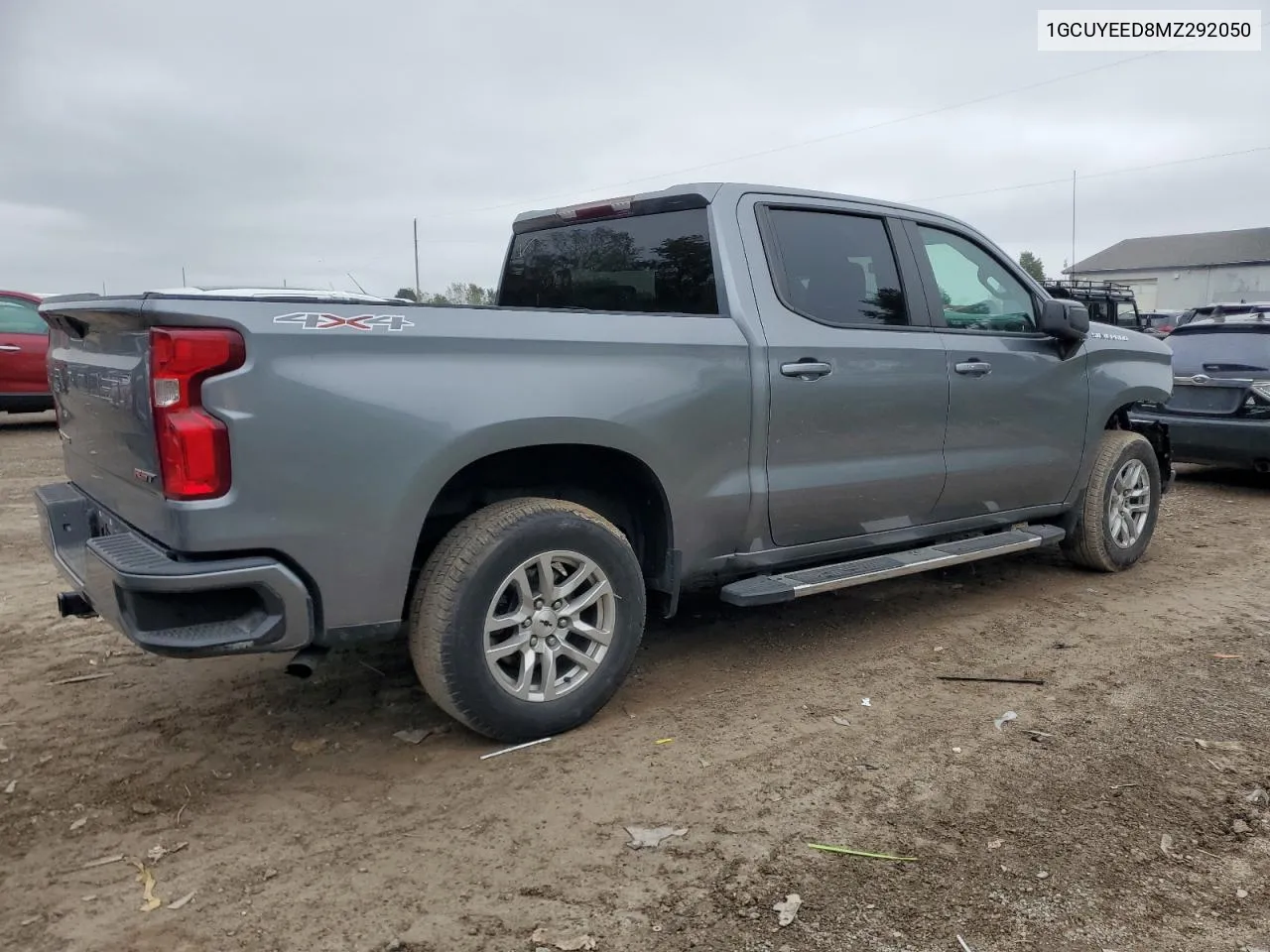 2021 Chevrolet Silverado K1500 Rst VIN: 1GCUYEED8MZ292050 Lot: 72189294