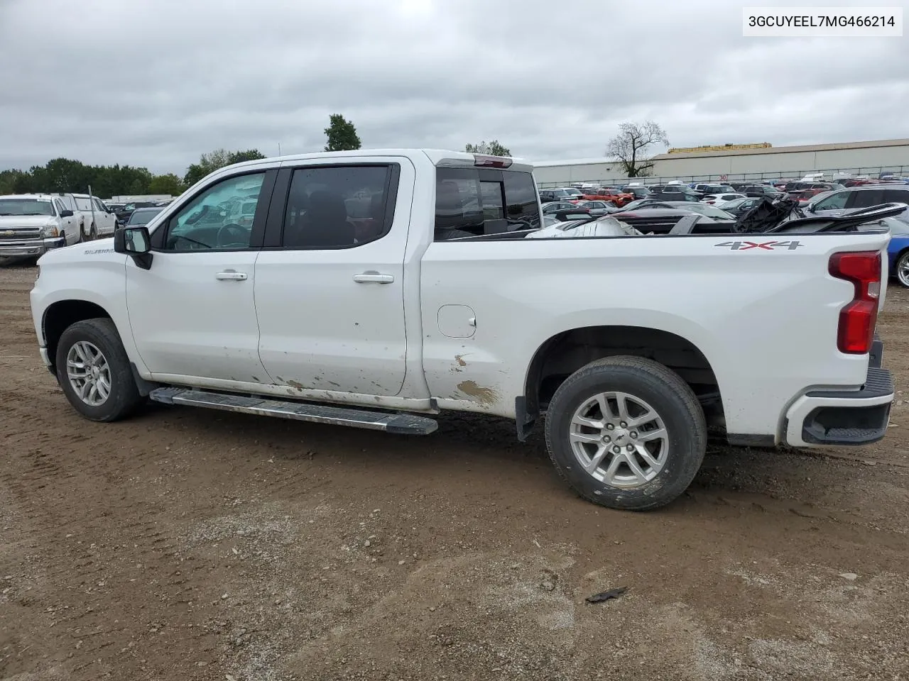 2021 Chevrolet Silverado K1500 Rst VIN: 3GCUYEEL7MG466214 Lot: 72216814