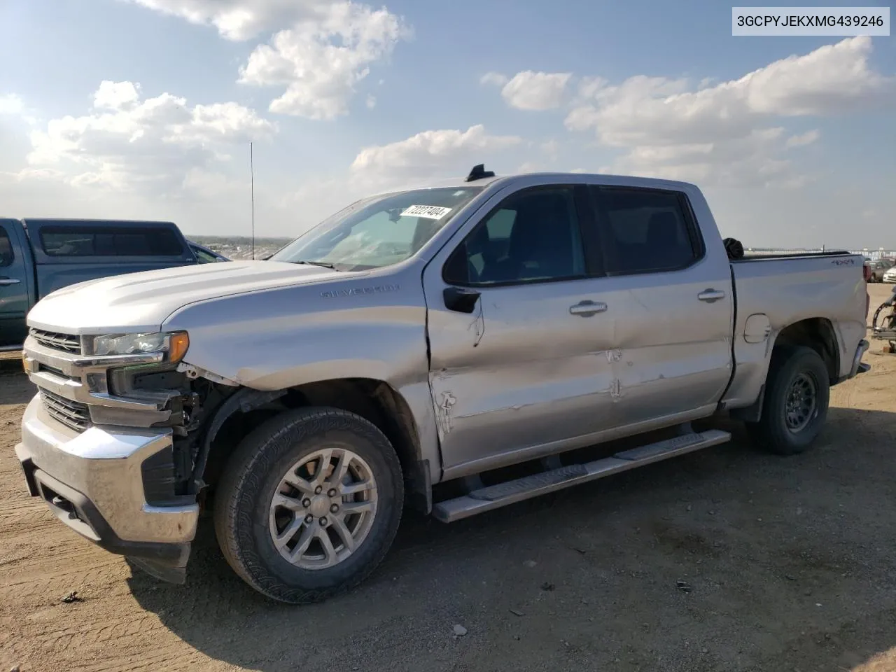 2021 Chevrolet Silverado K1500 Lt VIN: 3GCPYJEKXMG439246 Lot: 72227404