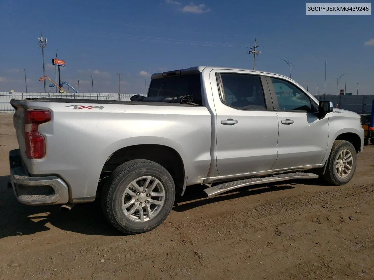 2021 Chevrolet Silverado K1500 Lt VIN: 3GCPYJEKXMG439246 Lot: 72227404