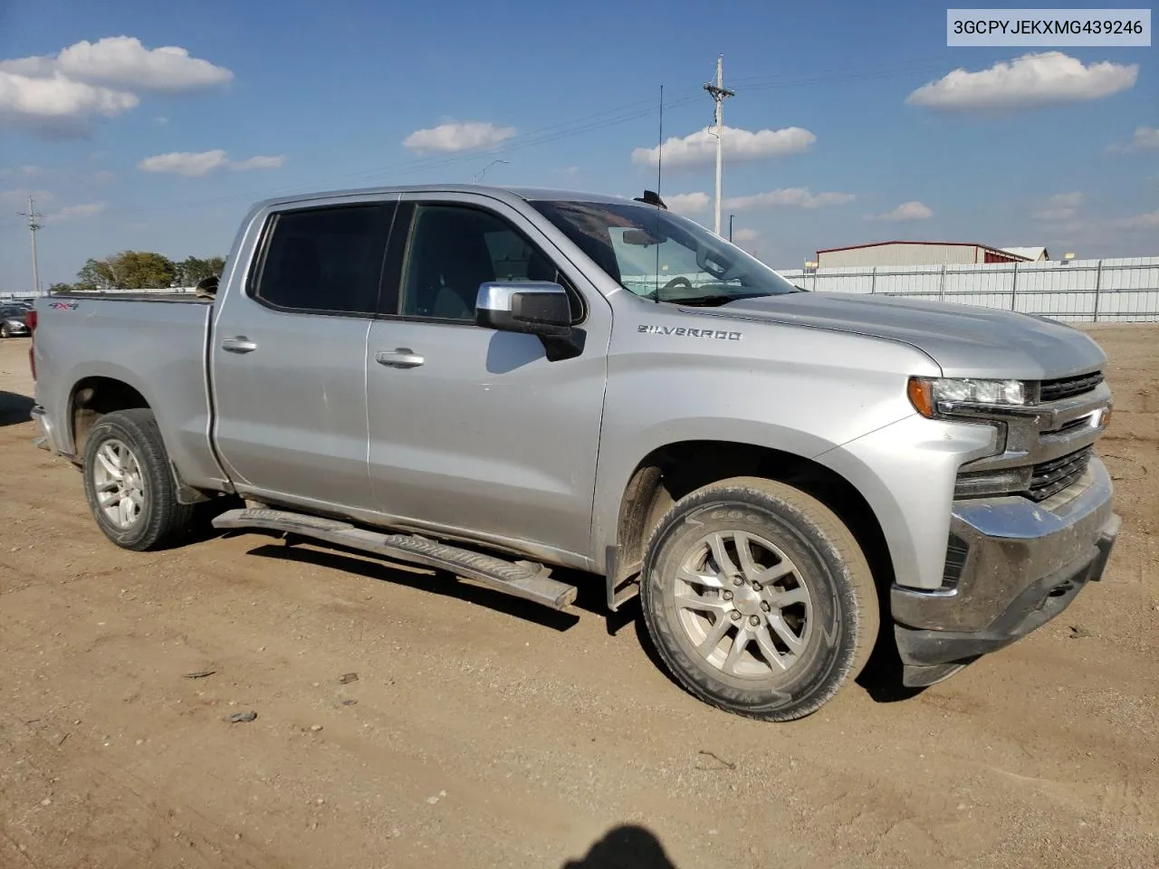 2021 Chevrolet Silverado K1500 Lt VIN: 3GCPYJEKXMG439246 Lot: 72227404