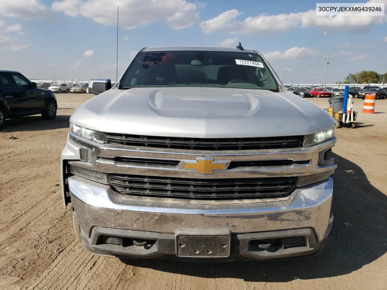 2021 Chevrolet Silverado K1500 Lt VIN: 3GCPYJEKXMG439246 Lot: 72227404