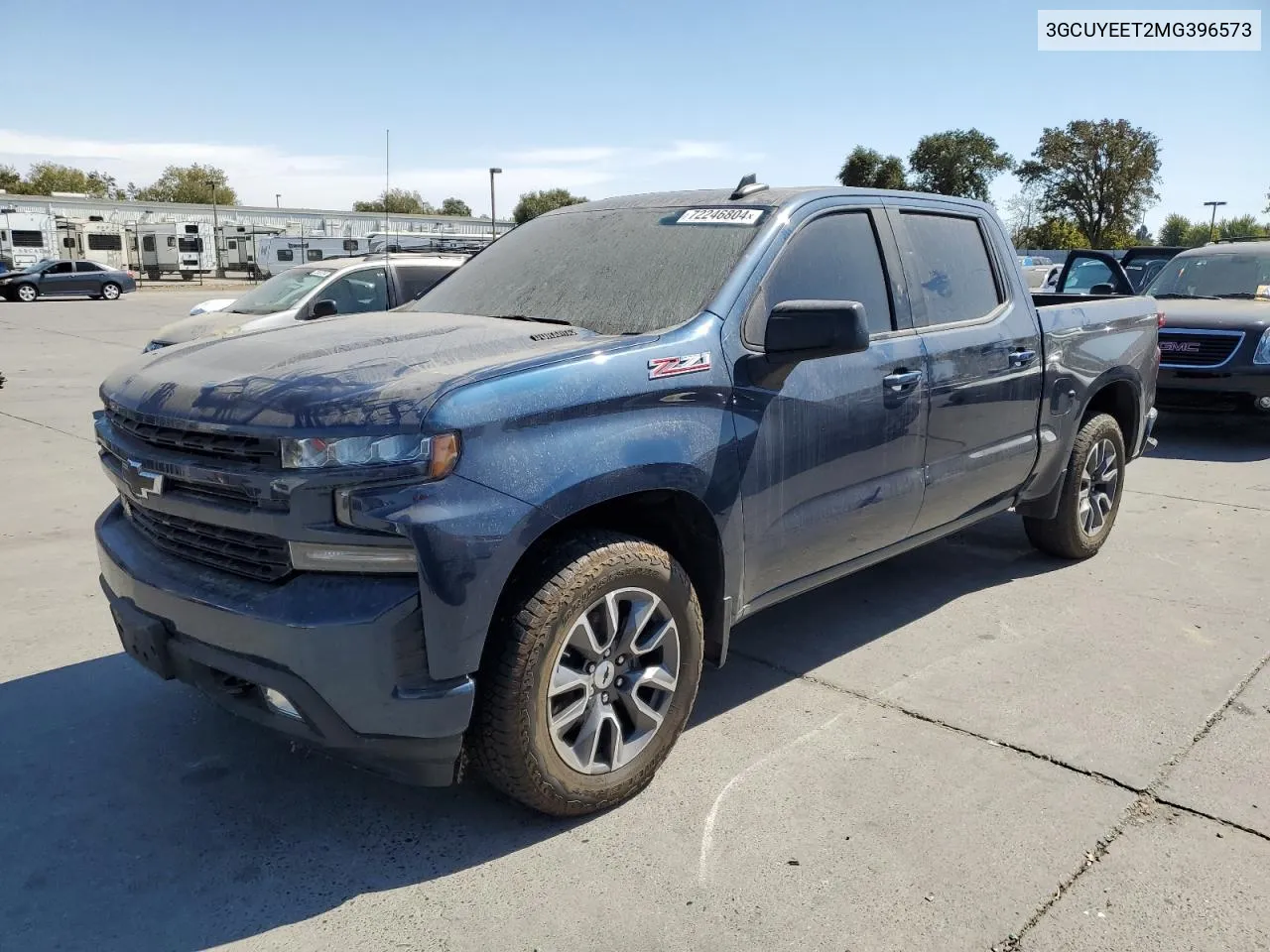 2021 Chevrolet Silverado K1500 Rst VIN: 3GCUYEET2MG396573 Lot: 72246804