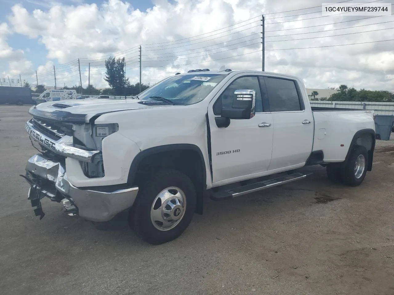 2021 Chevrolet Silverado K3500 Ltz VIN: 1GC4YUEY9MF239744 Lot: 72356274