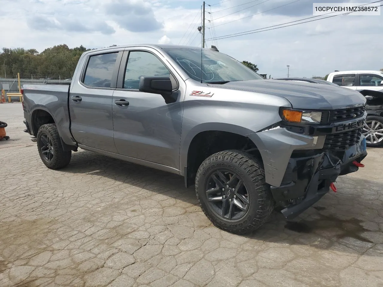 2021 Chevrolet Silverado K1500 Trail Boss Custom VIN: 1GCPYCEH1MZ358572 Lot: 72388754