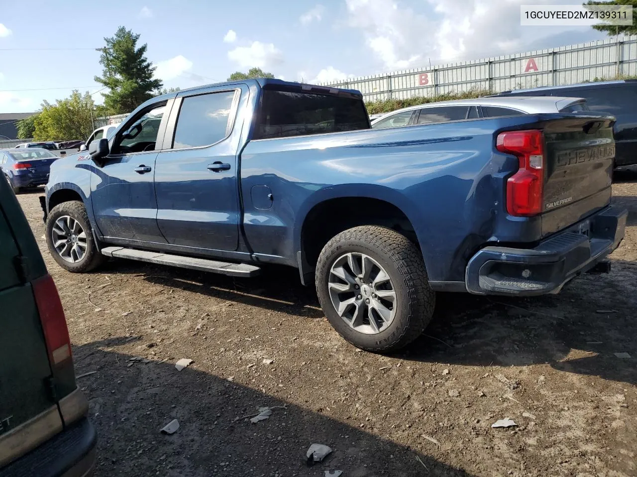 2021 Chevrolet Silverado K1500 Rst VIN: 1GCUYEED2MZ139311 Lot: 72407774