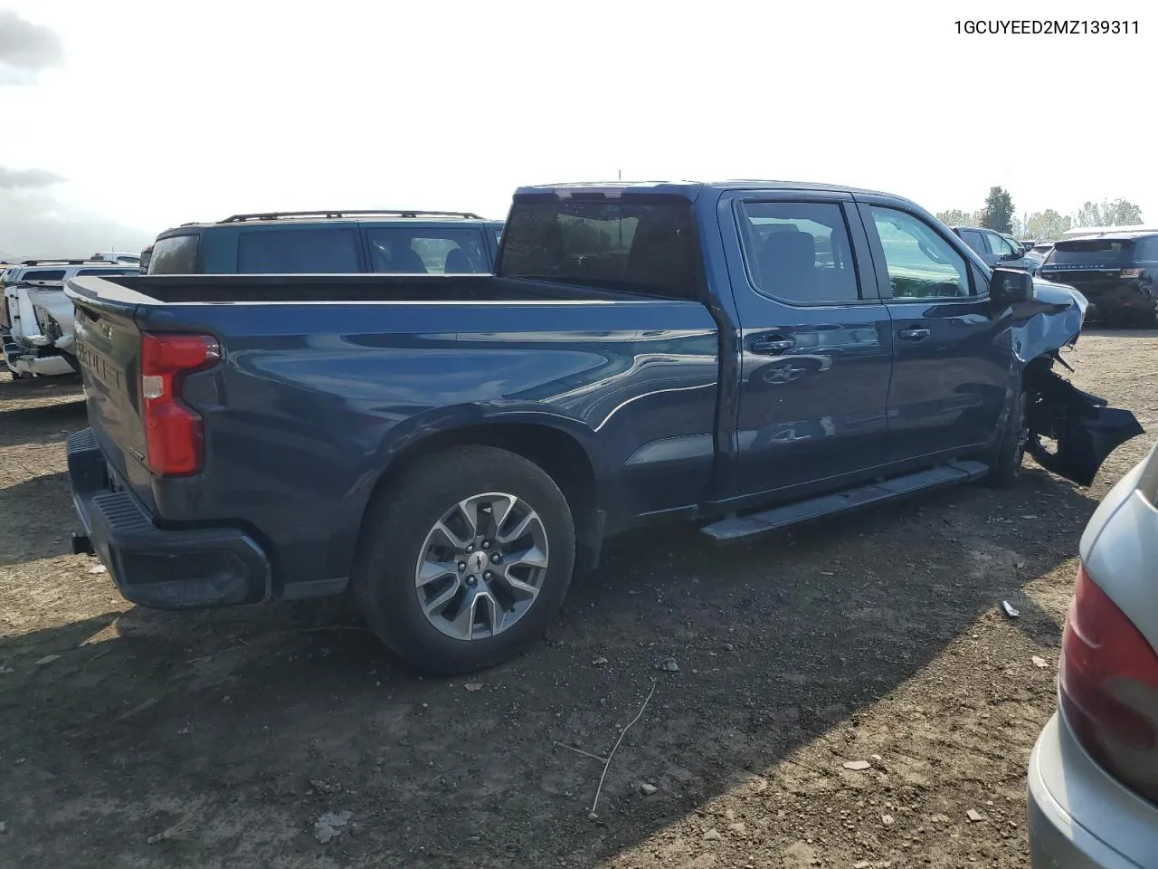 2021 Chevrolet Silverado K1500 Rst VIN: 1GCUYEED2MZ139311 Lot: 72407774