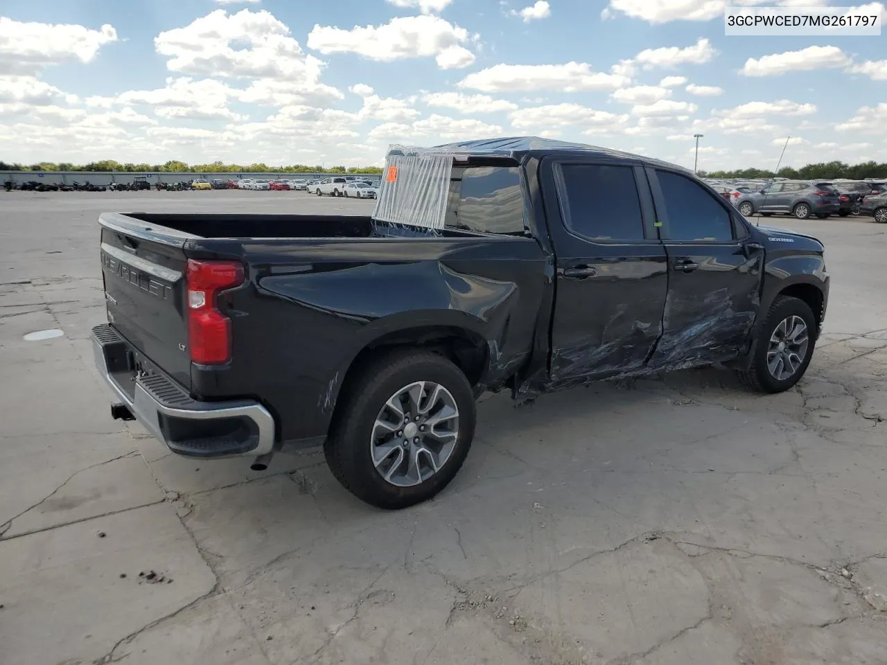 3GCPWCED7MG261797 2021 Chevrolet Silverado C1500 Lt