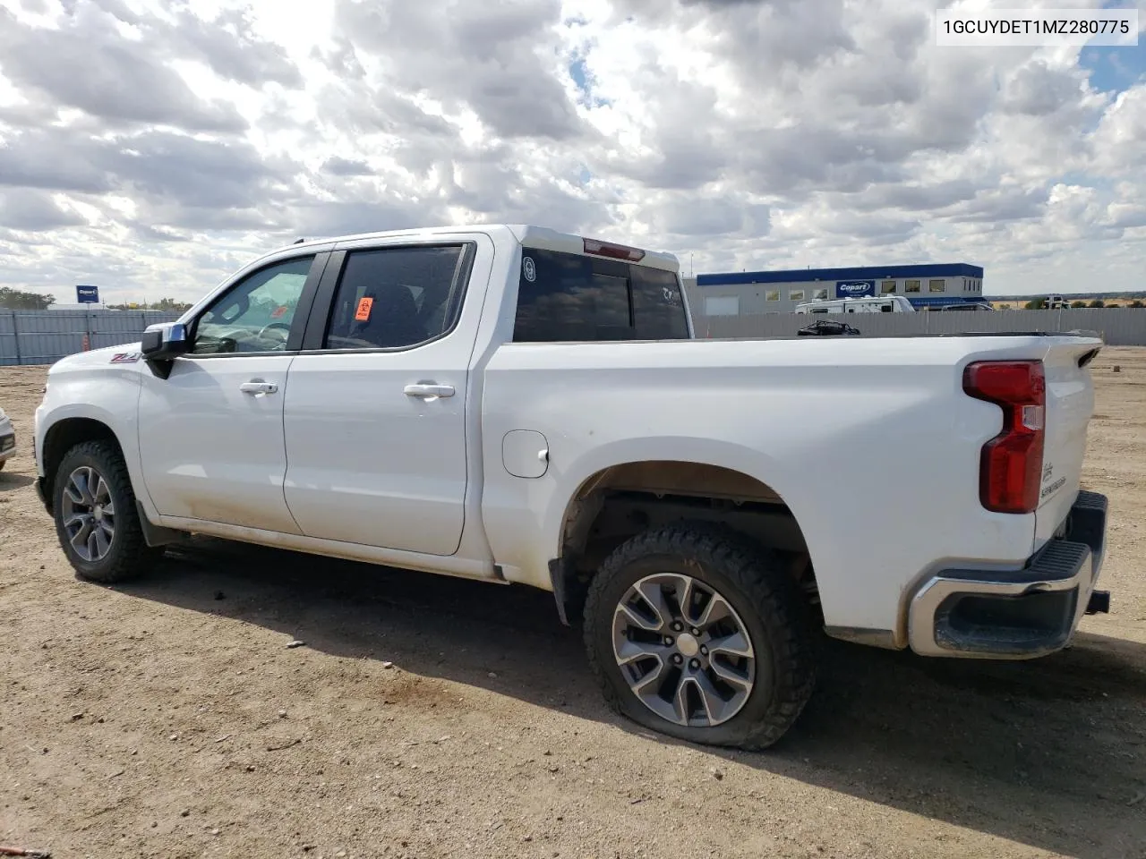 2021 Chevrolet Silverado K1500 Lt VIN: 1GCUYDET1MZ280775 Lot: 72510034