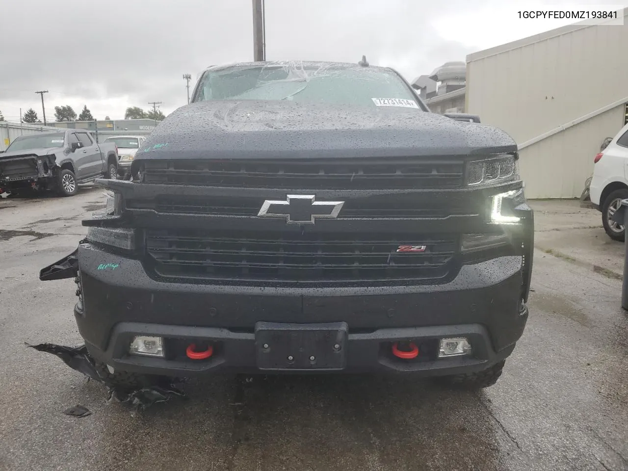 2021 Chevrolet Silverado K1500 Lt Trail Boss VIN: 1GCPYFED0MZ193841 Lot: 72731414